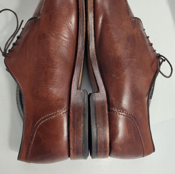 ALLEN EDMONDS LASALLE SPLIT TOE OXFORD DRESS SHOES MEN\'S SIZE 12D CHILI BROWN main image 5